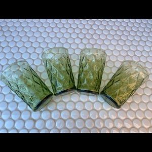 Vintage Anchor Hocking Gemstone Kimberly Juice Glasses